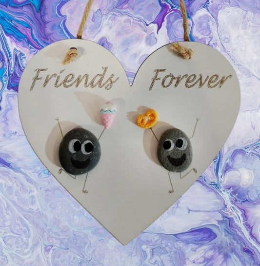 Friends Forever Heart plaque