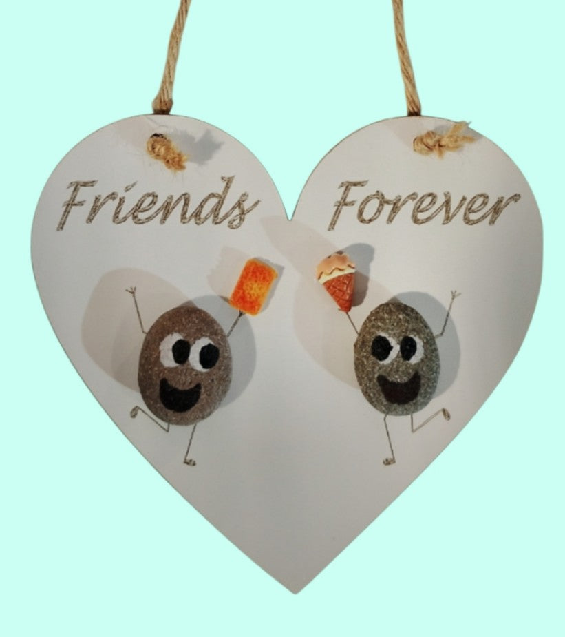 Friends Forever Heart plaque