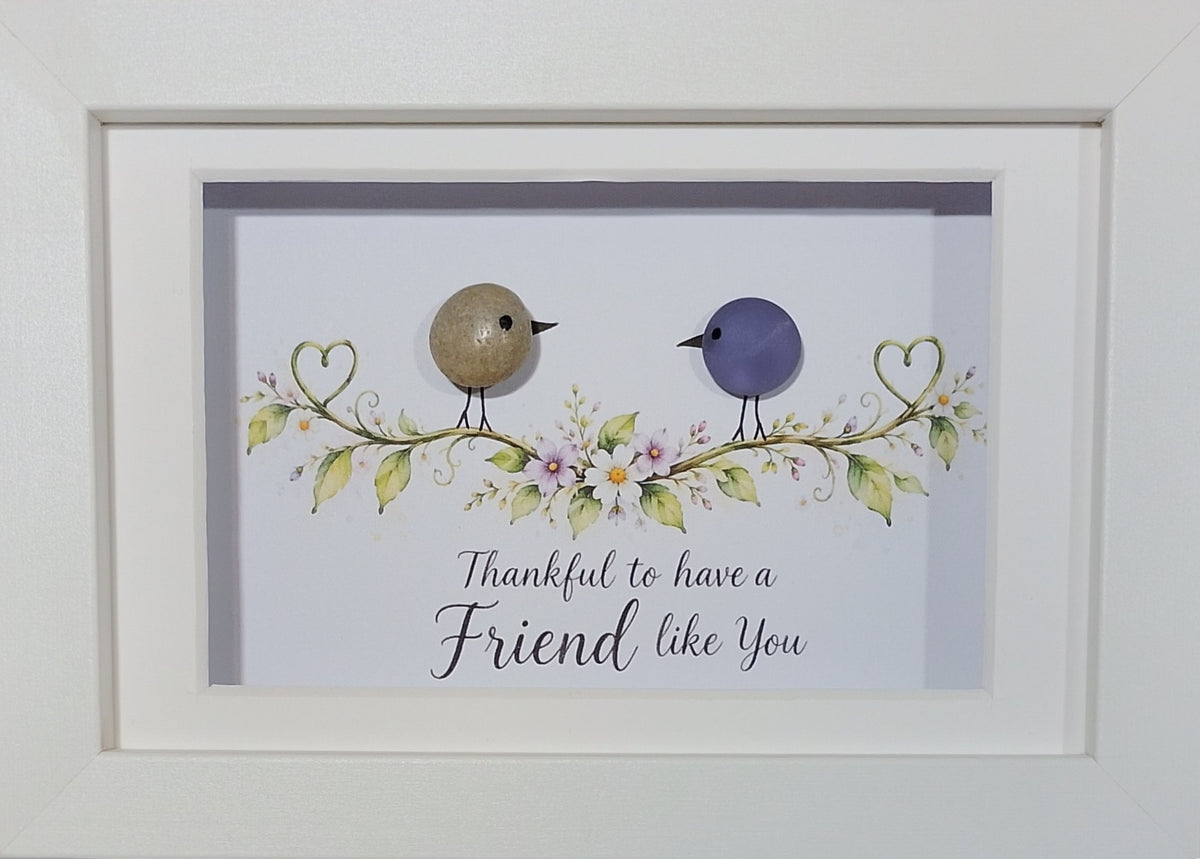 Friend / Friendship Pebble art