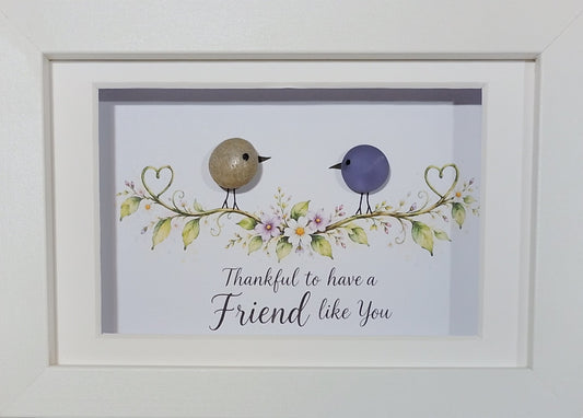 Friend / Friendship Pebble art