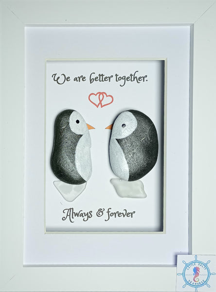 Penguins, Love, Romantic Gift