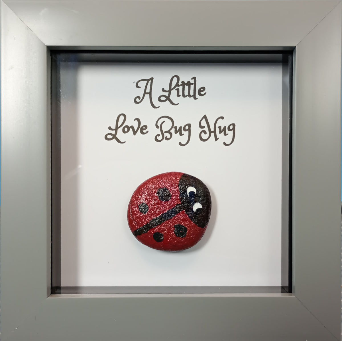 Ladybug / Ladybird Pebble art