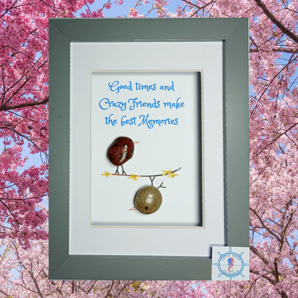 Friends Pebble Art