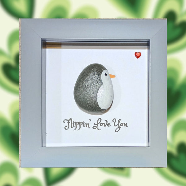 Penguin Pebble art