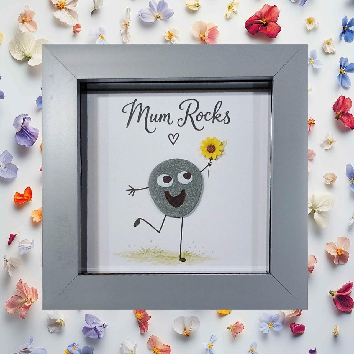 Dad / Mum Pebble Art