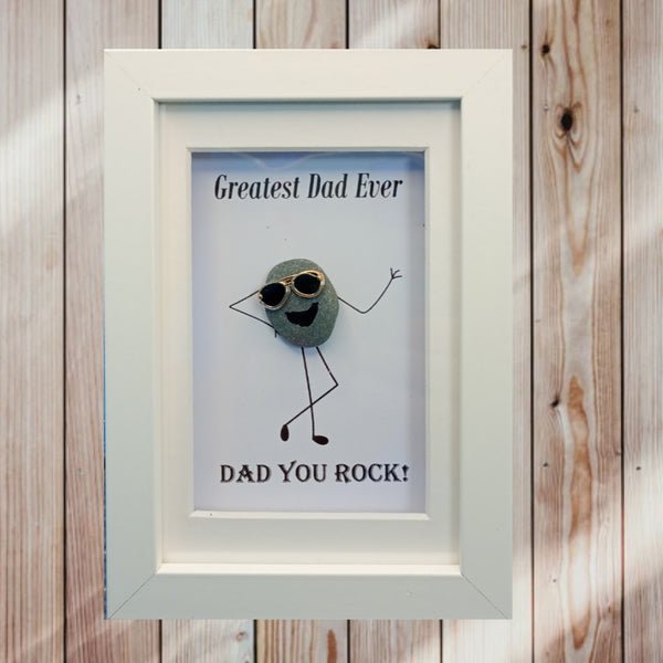 Dad Pebble art