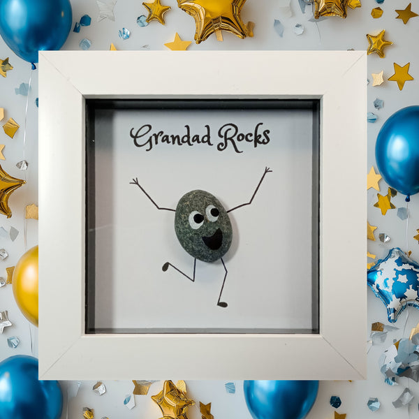 Dad / Mum / Grandad Rocks! Pebble Art