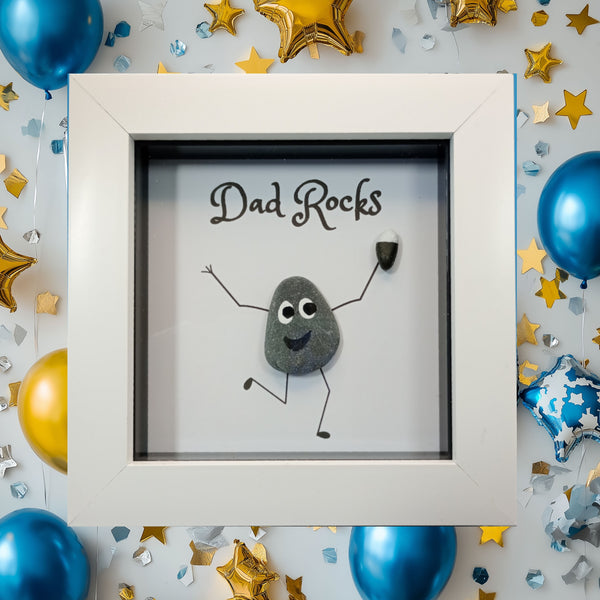 Dad / Mum / Grandad Rocks! Pebble Art