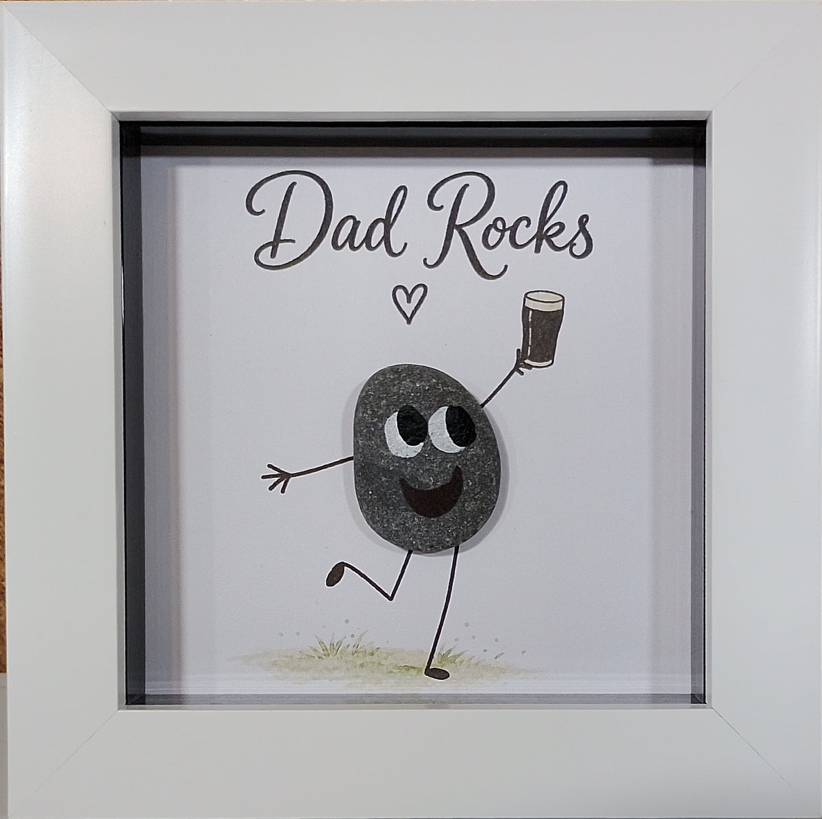 Dad / Mum Pebble Art