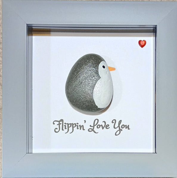 Penguin Pebble art