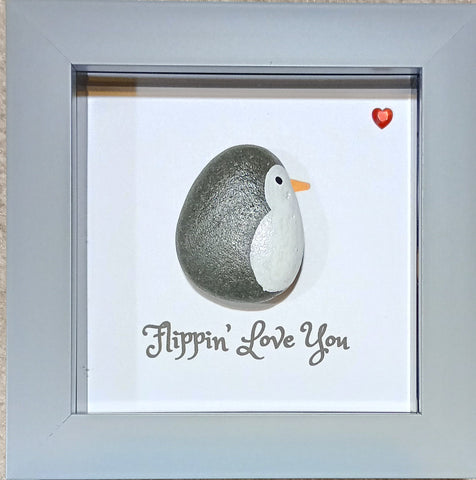 Penguin Pebble art